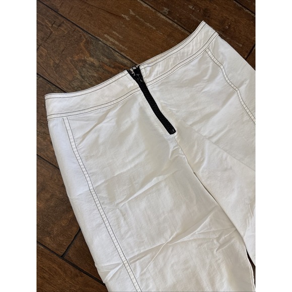 Vintage Women's Mossimo White Windbreaker Y2K Pants Size S made in USA - Picture 2 of 9